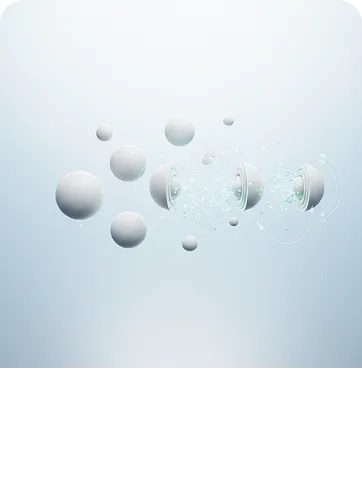 Custom body care formulation with encapsulated actives in transparent bottle