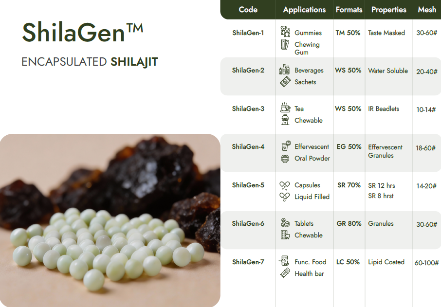 Encapsulated Shilajit Beadlets