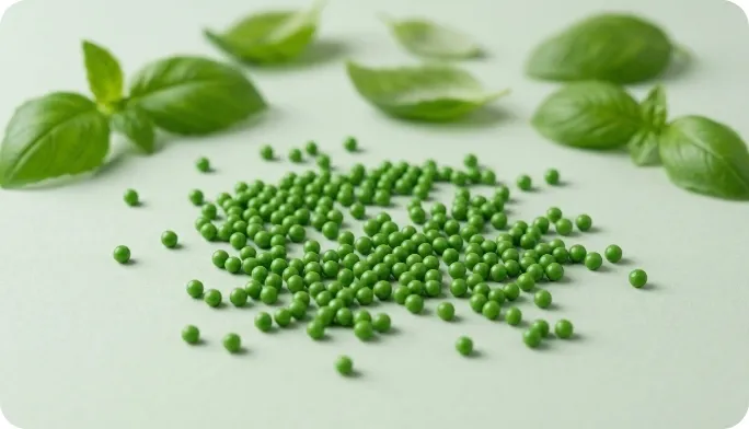 Encapsulated Basil Beadlets