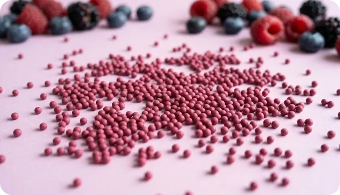 Encapsulated Berry Beadlets