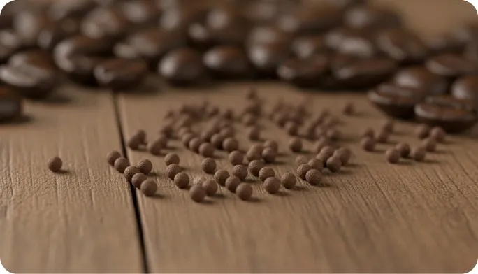 Encapsulated Caffeine Beadlets