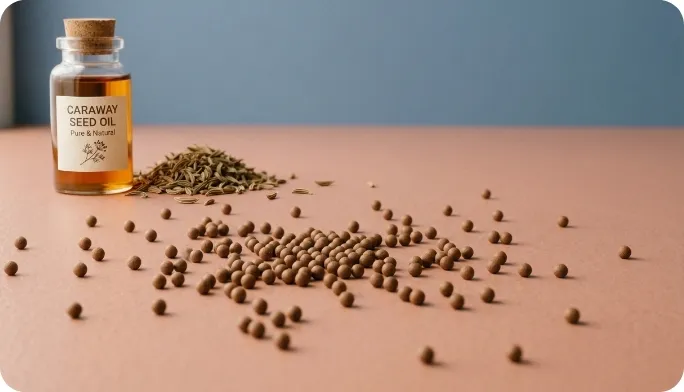 Encapsulated Caraway Seed Oil Beadlets