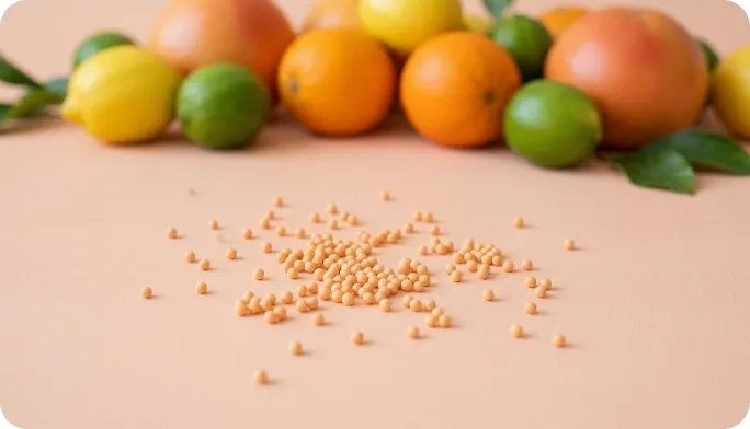 Encapsulated Citrus Fiber Beadlets