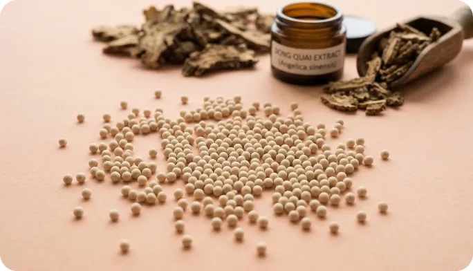Encapsulated Dong Quai Extract Beadlets