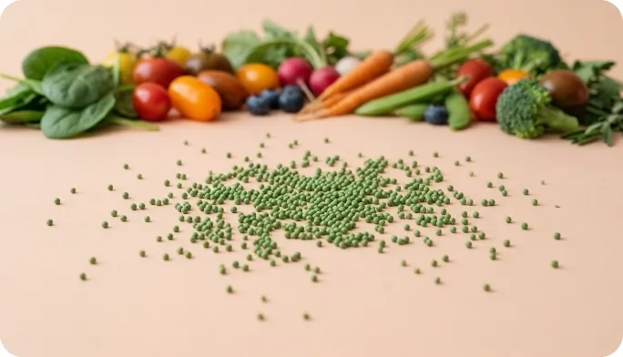 Encapsulated Fruit or Vegetable Pulp Fiber Beadlets