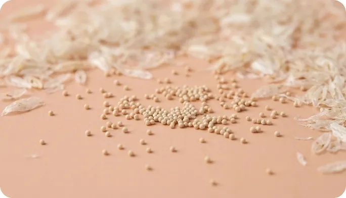 Encapsulated Psyllium Seed Husks Fiber Beadlets