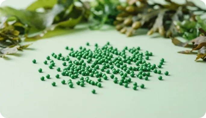 Encapsulated Seaweed Beadlets