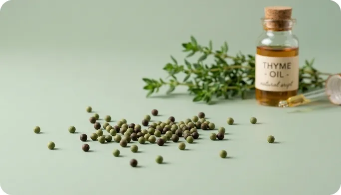 Encapsulated Thyme Oil Beadlets