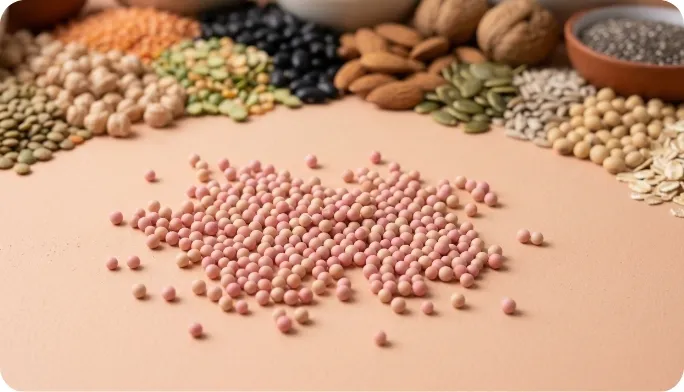 Encapsulated Tryptophan Beadlets